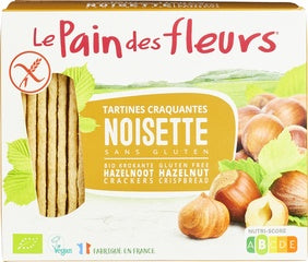 Le Pain des Fleurs hazelnoot crackers Glutenvrij - 150gr