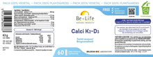 Afbeelding in Gallery-weergave laden, Be-Life Calci K2-D3 - 60 capsules
