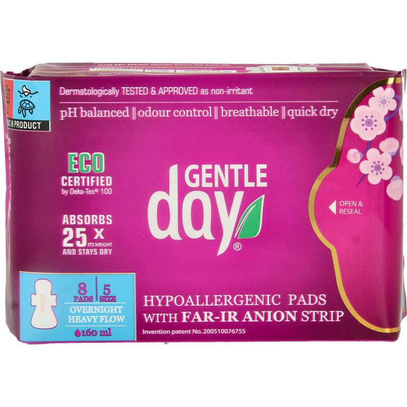 Gentle Day maandverband - Night 8st