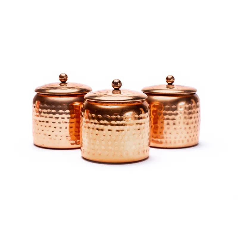 Veda geurkaarsen in pot met deksel - 3 stuks