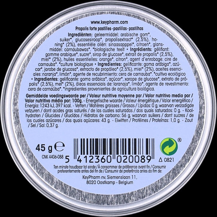 Physalis Propolis Forte Pastilles - 45g