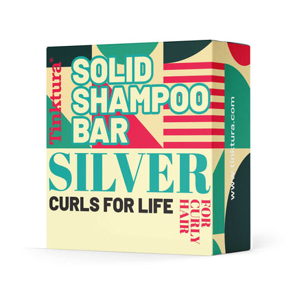 Tinktura Shampoo Bar Silver Krullend Haar- 60gr