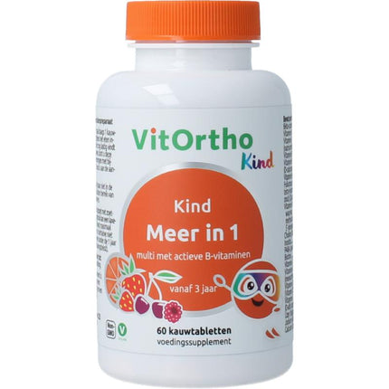 VitOrtho Kind Meer-in-1 kind Kauwtabletten