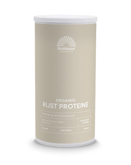 Mattisson Rijst Proteïne Naturel Vegan 80% Bio - 500 gram