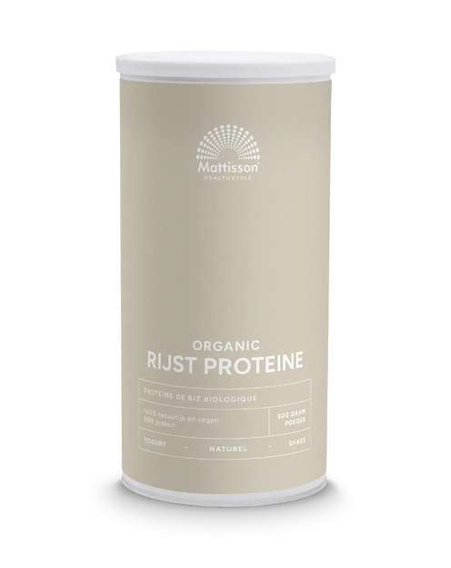 Mattisson Rijst Proteïne Naturel Vegan 80% Bio - 500 gram