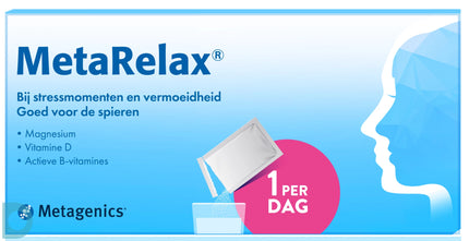 Metagenics Metarelax ACTIE op tabletten en zakjes