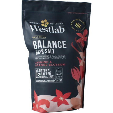 Westlab Balance Bath Salts with Jasmine & Orange Blossom - 1kg