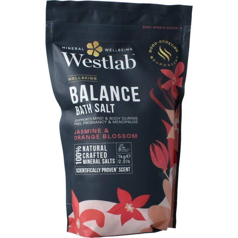 Westlab Balance Bath Salts with Jasmine & Orange Blossom - 1kg