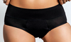 Menstruatieslip Boyshort Low Rise M Black