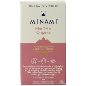 Minami MorDHA 480mg- omega 3 visolie - 60 softgel capsules