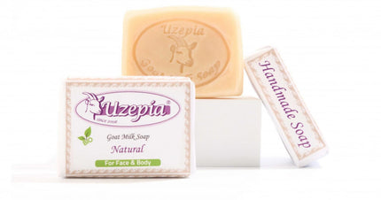 Uzepia Goat Milk Soap Naturel - ± 80 gr