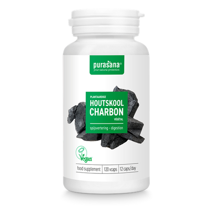 Purasana Plantaardige Houtskool - 120c