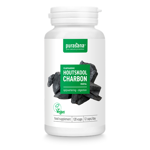 Purasana Plantaardige Houtskool - 120c