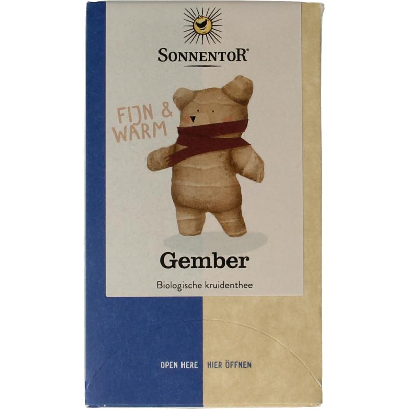Sonnentor Gember Theezakjes -18st