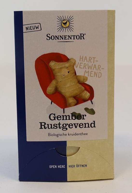 Sonnentor Gember Rustgevend Theezakjes - 18st