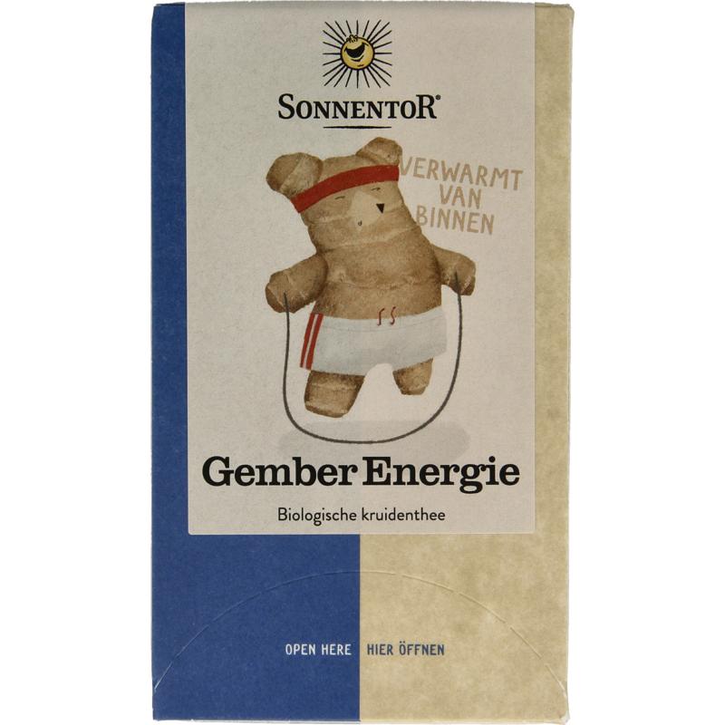Sonnentor Gember Energie Theezakjes - 18st