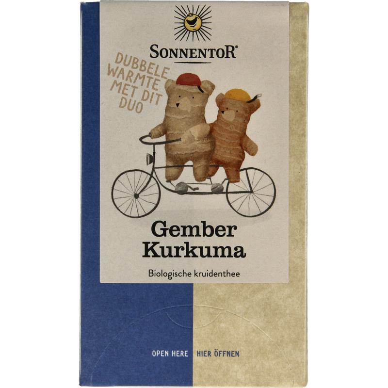 Sonnentor Gember Kurkuma Theezakjes - 18st