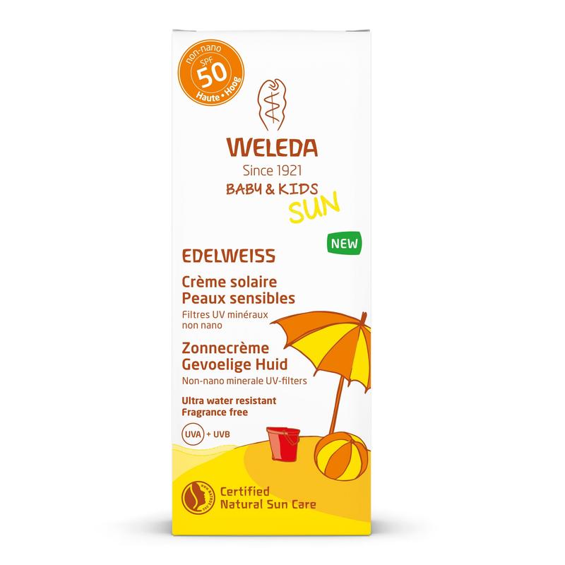 Edelweiss Zonnecrème Baby & Kids/Gevoelige Huid SPF50 - 50ml
