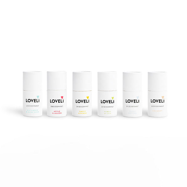 LOVELI Deodorant 6 mini’s
