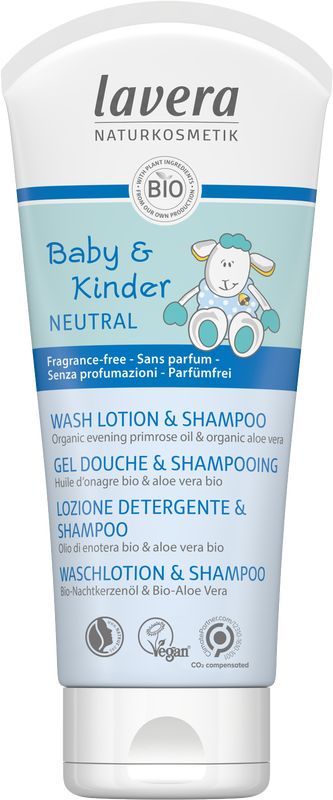 Lavera Baby&Kind Wash Lotion & Shampoo - 200ml