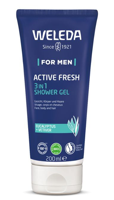 Weleda Men 3in1 Active Fresh Douchegel - 200ml