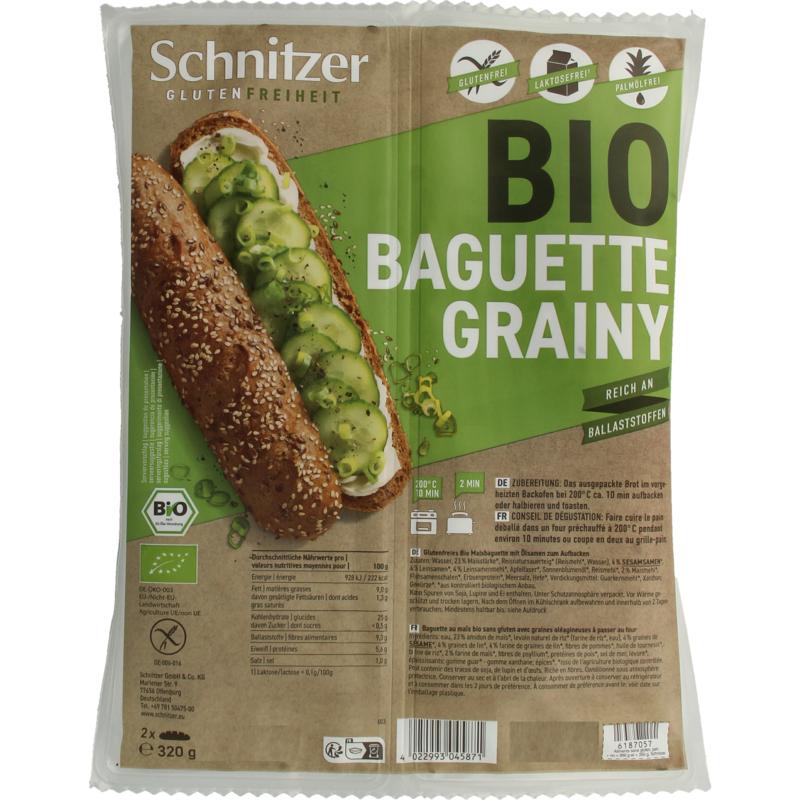 Schnitzer Bio Baguette Grainy 2st