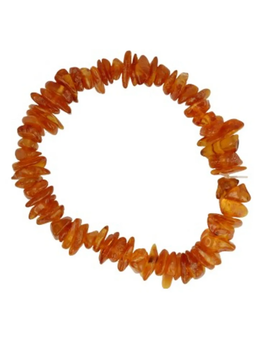 Armband Barnsteen splitsteentjes geel