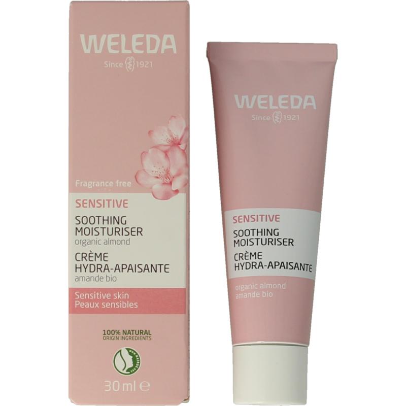 Weleda Gezichtscreme sensitive hydraterend (amandel) - 30ml