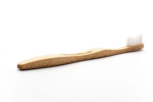 The Humble Co Tandenborstel Bamboe Adult Brush Soft kleur wit