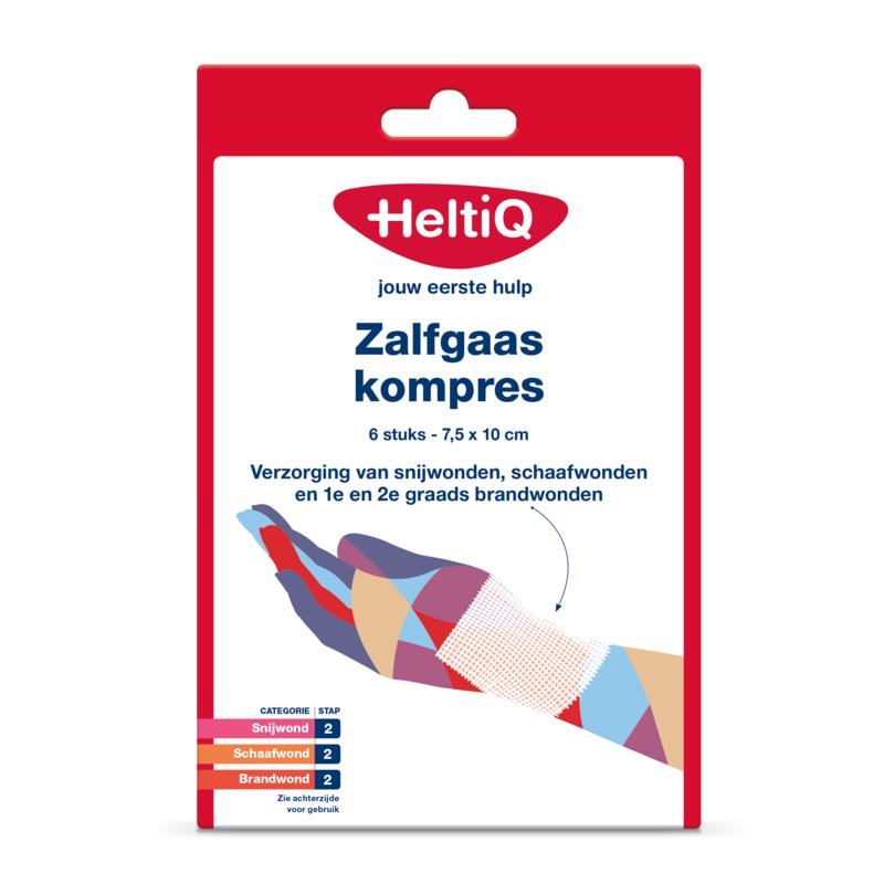HeltiQ Zalfgaas Kompres - 6s