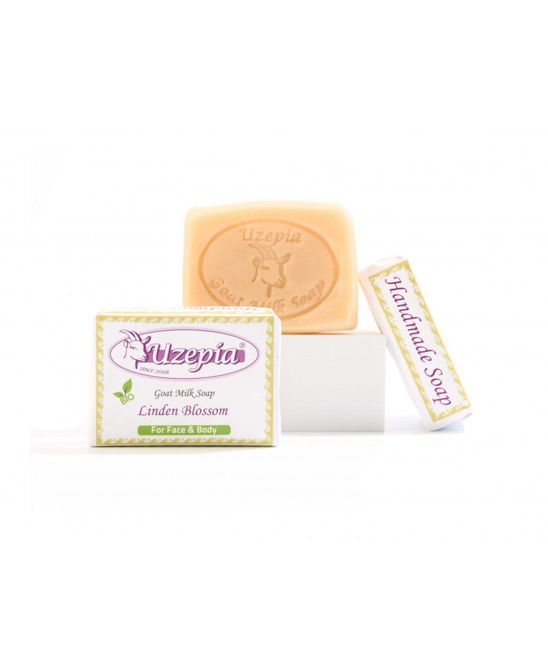 Uzepia Goat Milk Soap Linden Blossom - ± 80 gr