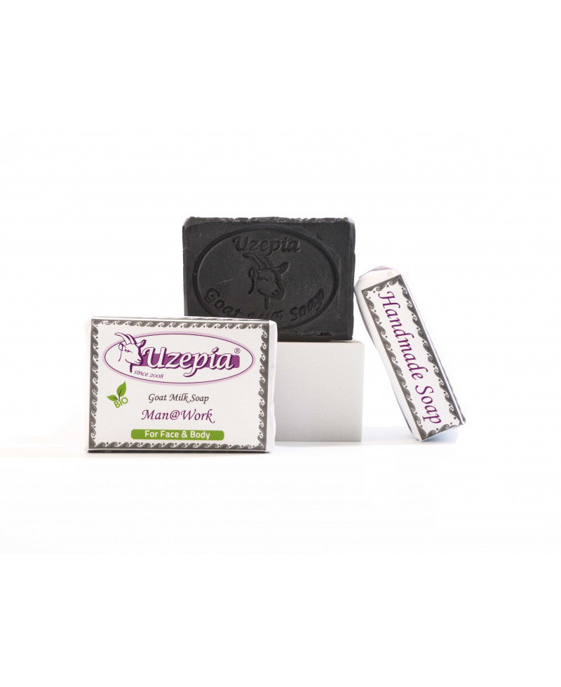 Uzepia Goat Milk Soap Man@work - ± 80 gr