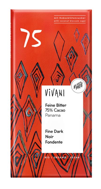 Vivani Dark 75% Panama Bio Vegan - 80g