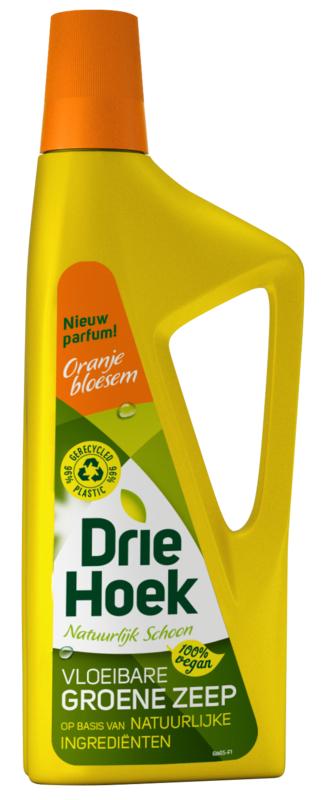 Driehoek Vloeibare Groene Zeep Oranjebloesem - 725ml