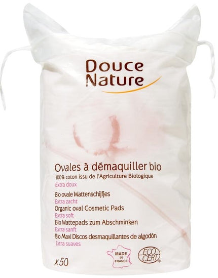 Douce Nature Bio Ovale Wattenschijfjes 50st Extra Zacht