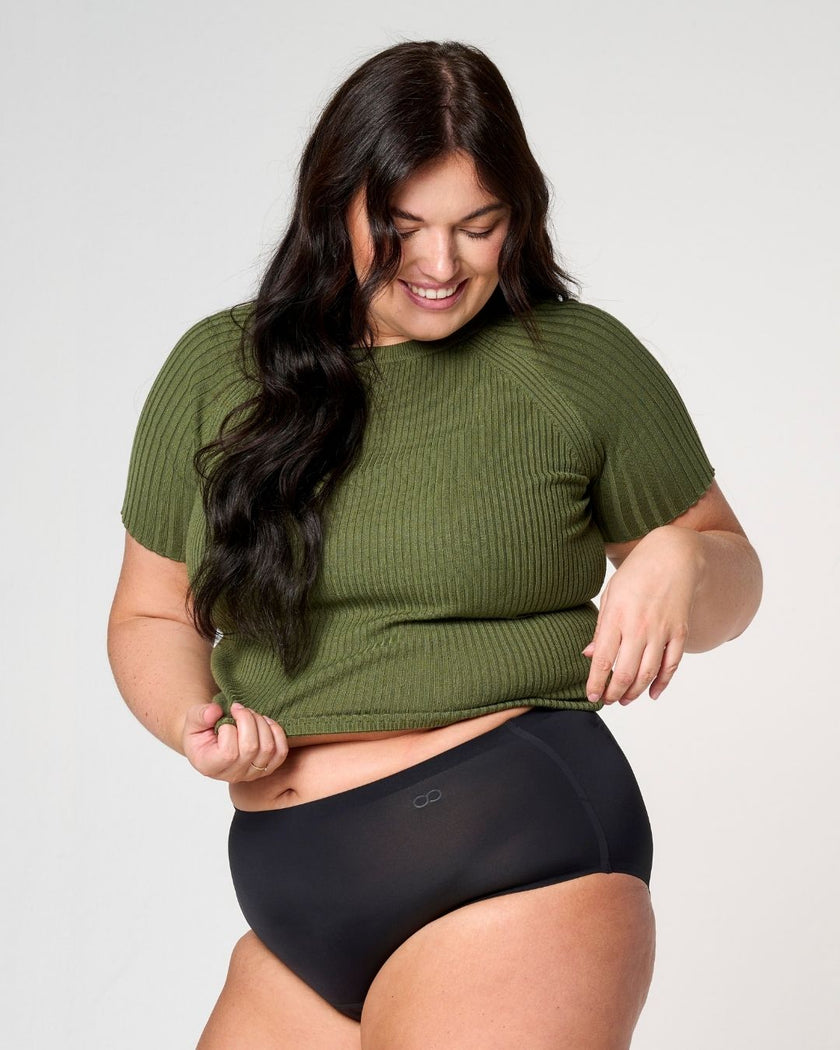 Moodies Seamless High Waist Hiphugger - moderate-heavy