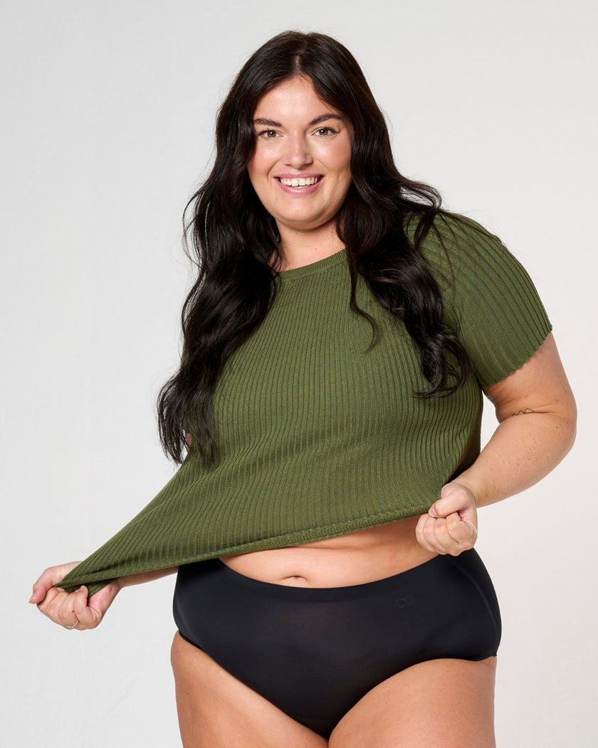 Moodies Seamless High Waist Hiphugger - moderate-heavy