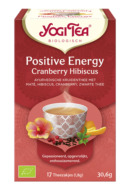 Yogi Tea Positive Energy Cranberry Hibiscus