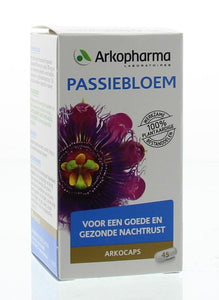 Arkopharma Passiebloem: voor een goede en gezonde nachtrust. 100% plantaardige werkzame bestanddelen. 45 capsules.