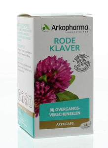 Arkopharma Rode Klaver: bij overgangsverschijnselen. 100% plantaardige werkzame bestanddelen. 45 capsules.