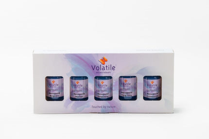 Geschenkverpakking met massage olien van Volatile - Drogisterij Mevrouw Ooievaar