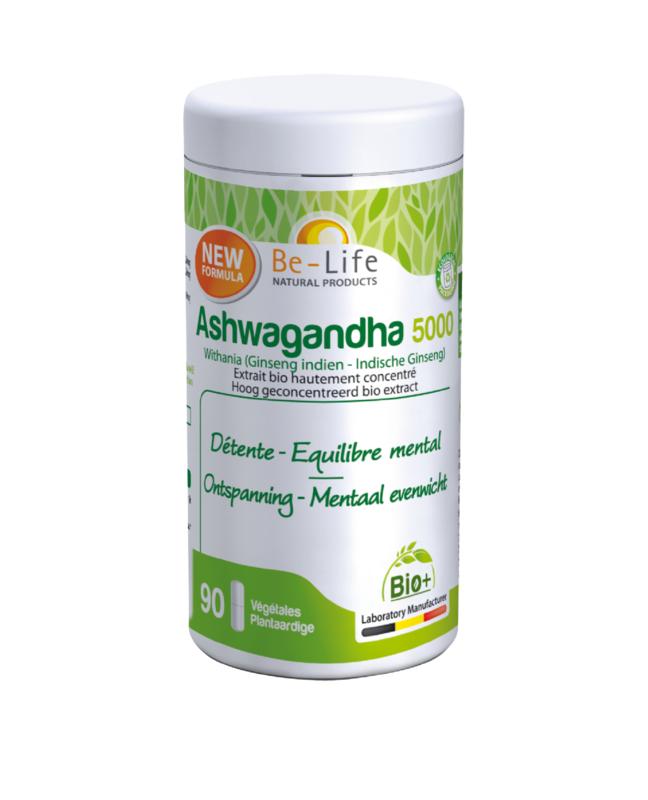 Aswagandha, Indische Gindeng 90 capsules van Be-Life - Drogisterij Mevrouw Ooievaar