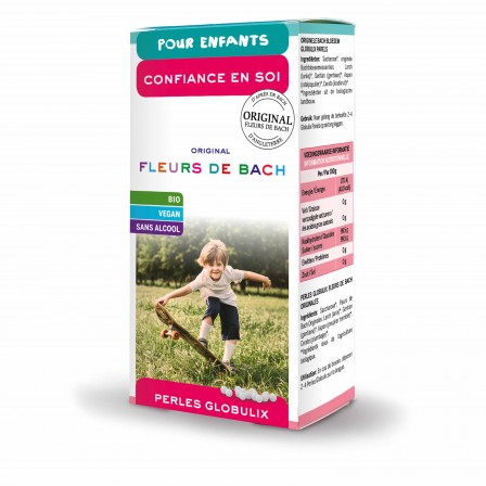 Bach Bloesems Globulix Parels Kinderen Zelfvertrouwen Bio Vegan Alcoholvrij 20 gram