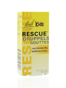 Bach Rescue Druppels Kids Alcoholvrij. 10 ml.