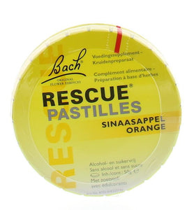 Bach Rescue Pastilles Sinaasappel. 50 gram.