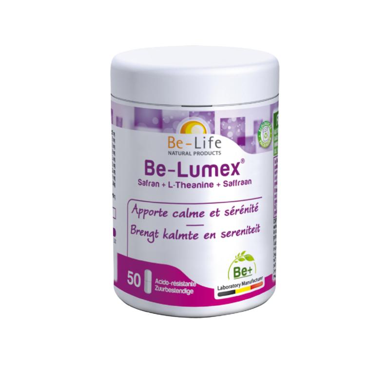 Be Lumex voor kalmte en sereniteit 50 capsules van Be -Life - Drogisterij Mevrouw Ooievaar