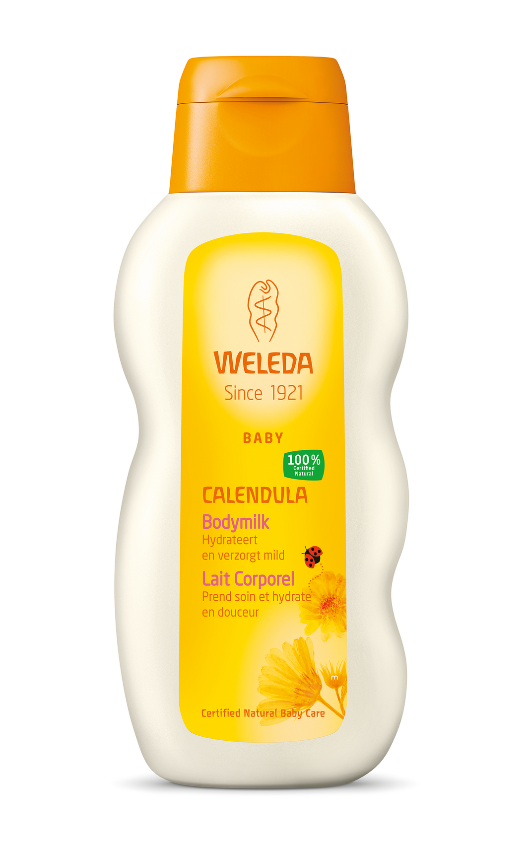 Calendula Baby Bodymilk van Weleda - Drogisterij Mevrouw Ooievaar