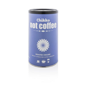 Chikko not coffee: roasted chicory. Instant caffeine free coffee alternative.
