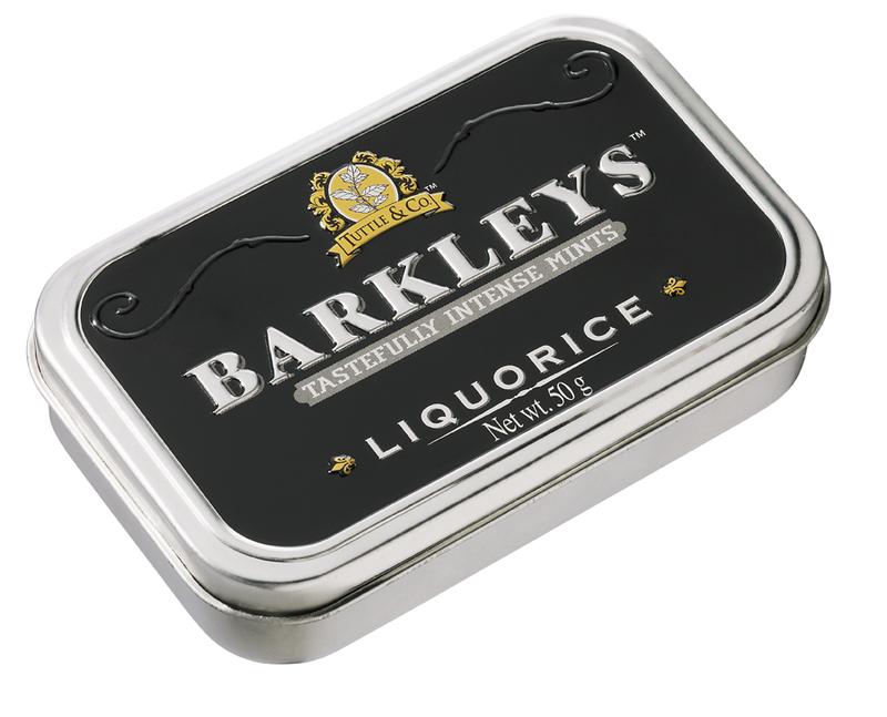 Classic mints Liquorice van Barkleys - Drogisterij Mevrouw Ooievaar