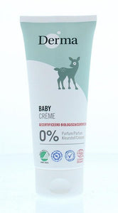 Derma Eco Babycreme: 0% parfum, 0% parabenen en 0% kleurstof. 100 ml.